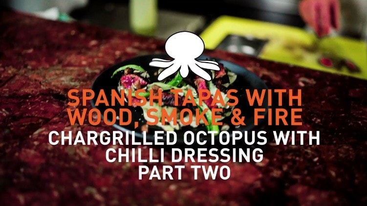 how to make chargrilled octopus with chilli dressing part two