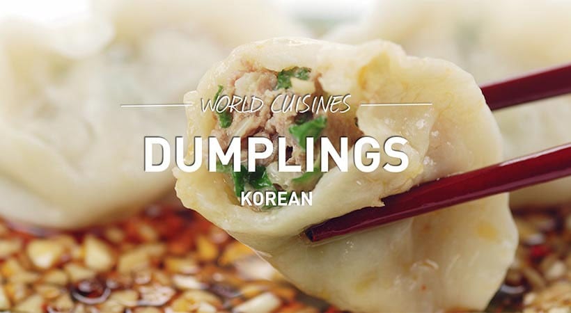 Korean dumplings 
