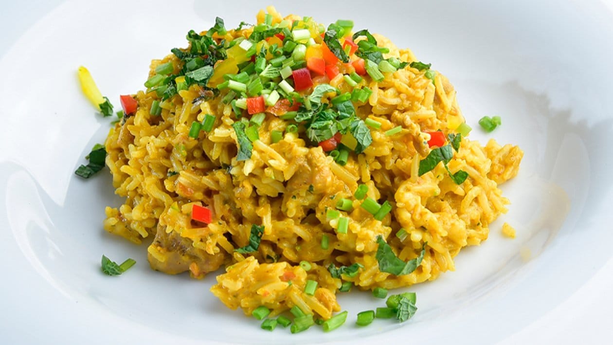 Spicy Chicken Sticky Rice by Chef Pradeep Srimal – - Recipe